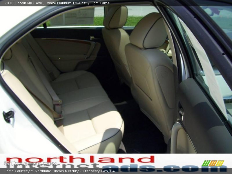 White Platinum Tri-Coat / Light Camel 2010 Lincoln MKZ AWD