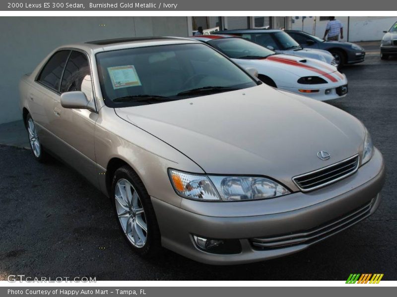 Burnished Gold Metallic / Ivory 2000 Lexus ES 300 Sedan