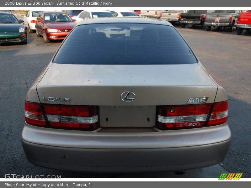 Burnished Gold Metallic / Ivory 2000 Lexus ES 300 Sedan