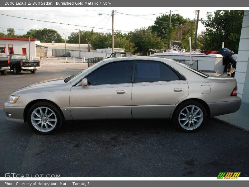Burnished Gold Metallic / Ivory 2000 Lexus ES 300 Sedan
