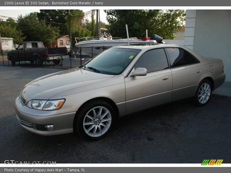 Burnished Gold Metallic / Ivory 2000 Lexus ES 300 Sedan