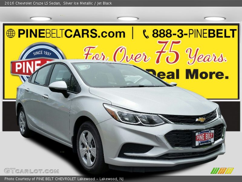 Silver Ice Metallic / Jet Black 2016 Chevrolet Cruze LS Sedan