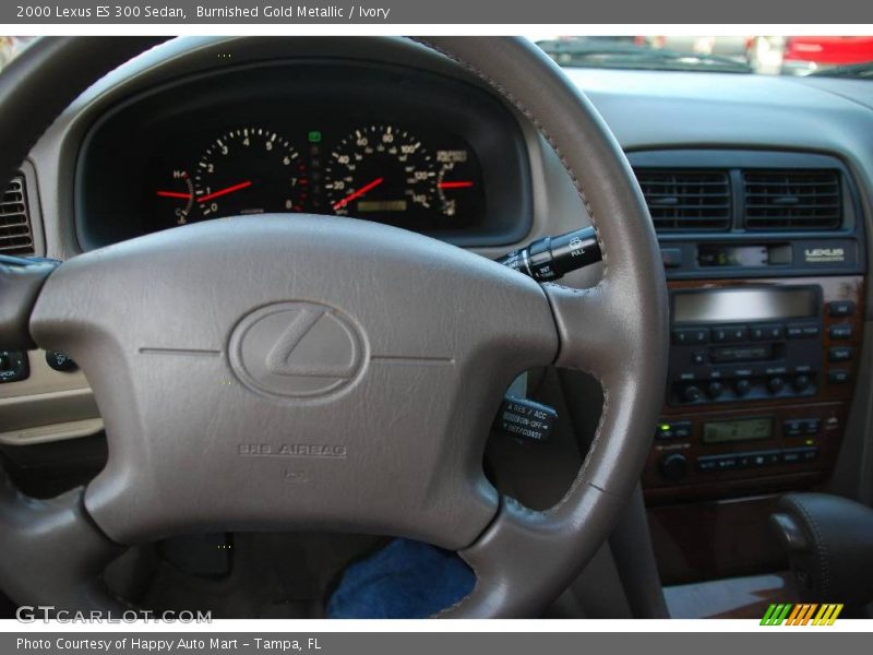 Burnished Gold Metallic / Ivory 2000 Lexus ES 300 Sedan