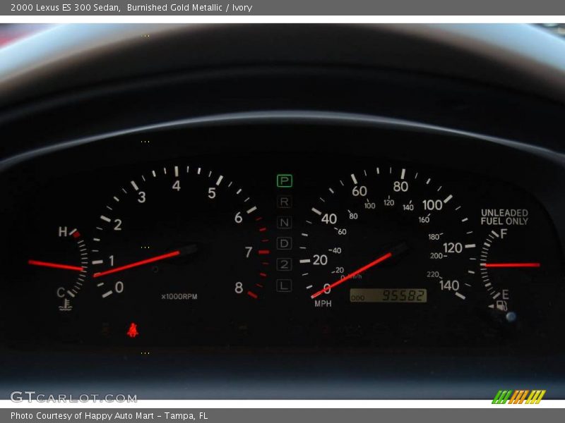 Burnished Gold Metallic / Ivory 2000 Lexus ES 300 Sedan