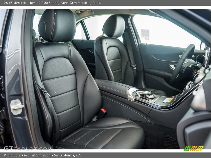 Steel Grey Metallic / Black 2016 Mercedes-Benz C 300 Sedan