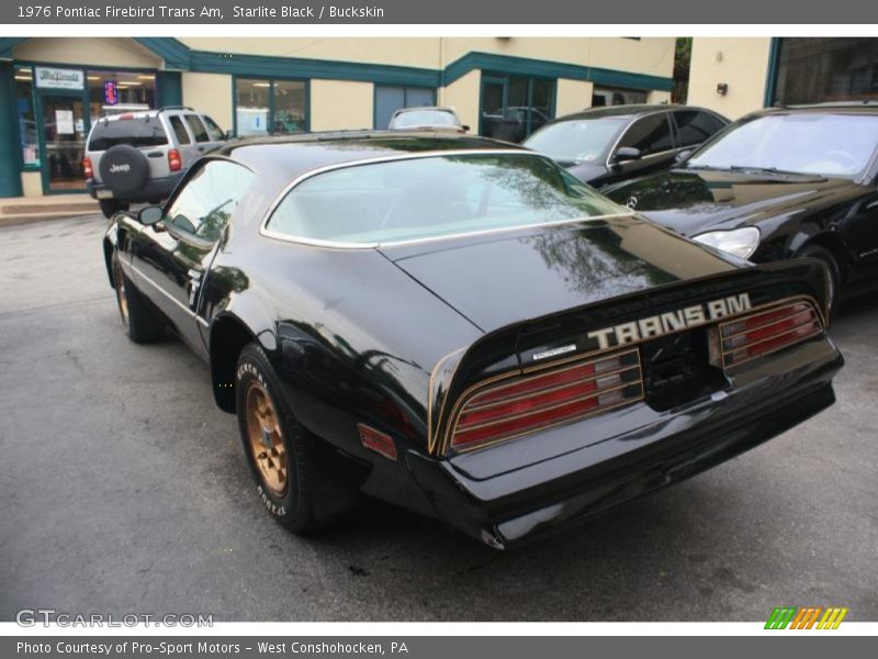 Starlite Black / Buckskin 1976 Pontiac Firebird Trans Am