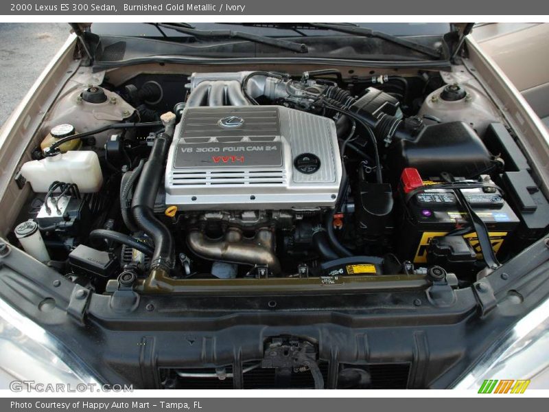 Burnished Gold Metallic / Ivory 2000 Lexus ES 300 Sedan