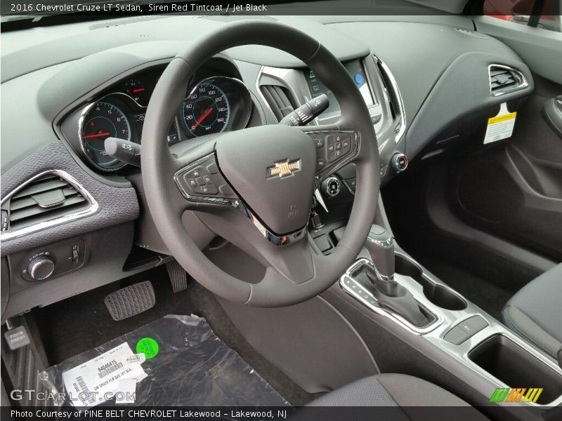Siren Red Tintcoat / Jet Black 2016 Chevrolet Cruze LT Sedan
