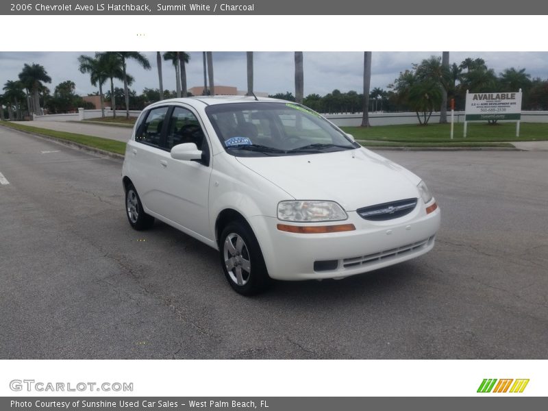 Summit White / Charcoal 2006 Chevrolet Aveo LS Hatchback