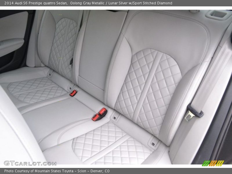 Oolong Gray Metallic / Lunar Silver w/Sport Stitched Diamond 2014 Audi S6 Prestige quattro Sedan