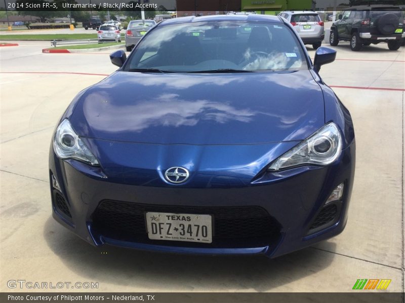 Ultramarine / Black/Red Accents 2014 Scion FR-S