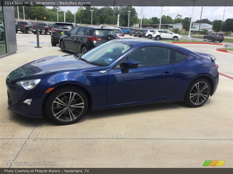 Ultramarine / Black/Red Accents 2014 Scion FR-S