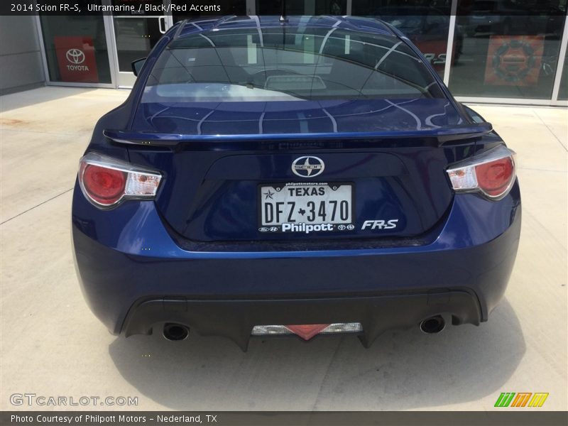 Ultramarine / Black/Red Accents 2014 Scion FR-S