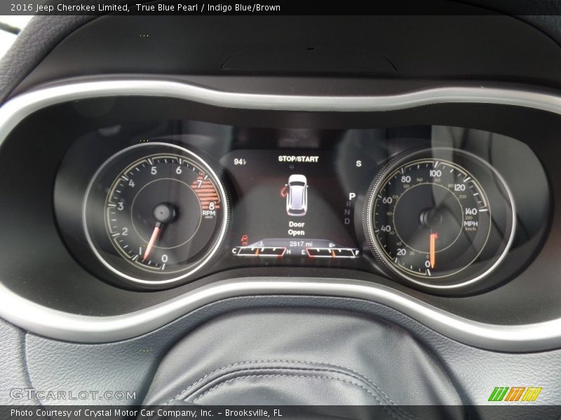  2016 Cherokee Limited Limited Gauges