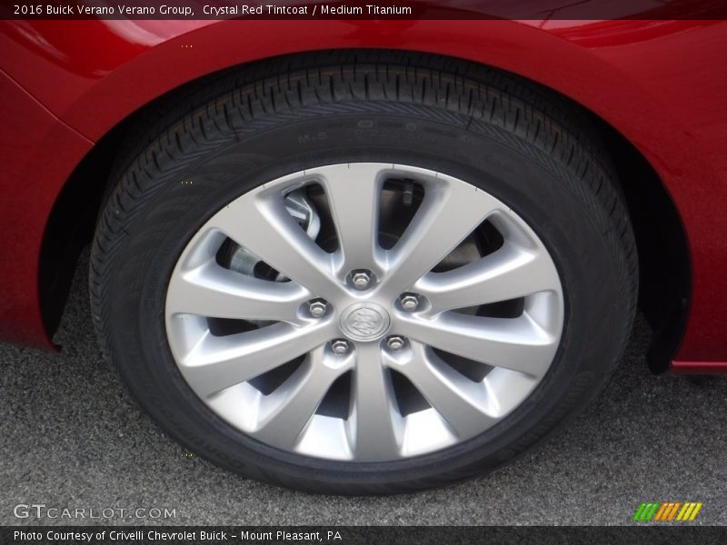 Crystal Red Tintcoat / Medium Titanium 2016 Buick Verano Verano Group