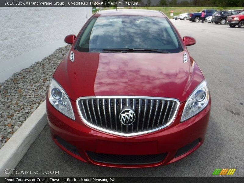 Crystal Red Tintcoat / Medium Titanium 2016 Buick Verano Verano Group