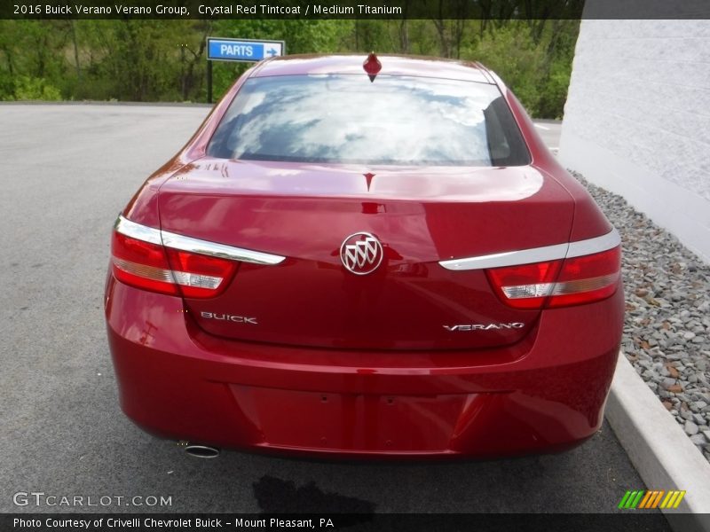 Crystal Red Tintcoat / Medium Titanium 2016 Buick Verano Verano Group