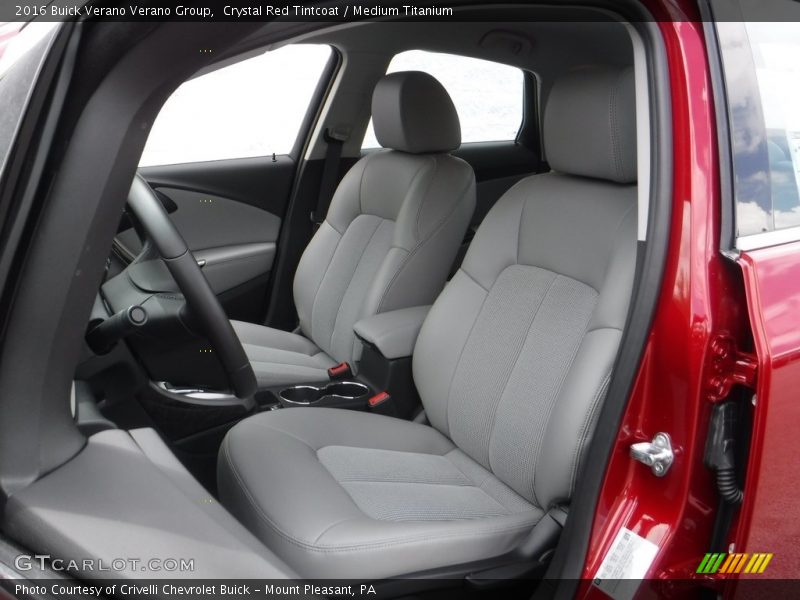 Crystal Red Tintcoat / Medium Titanium 2016 Buick Verano Verano Group