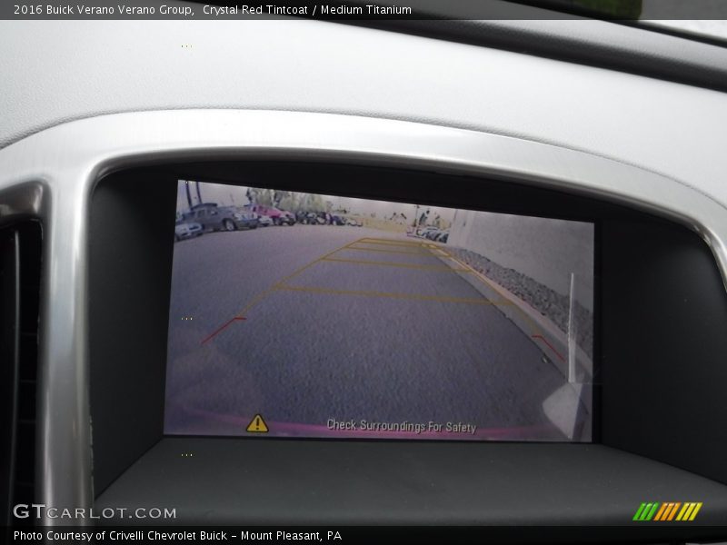 Crystal Red Tintcoat / Medium Titanium 2016 Buick Verano Verano Group