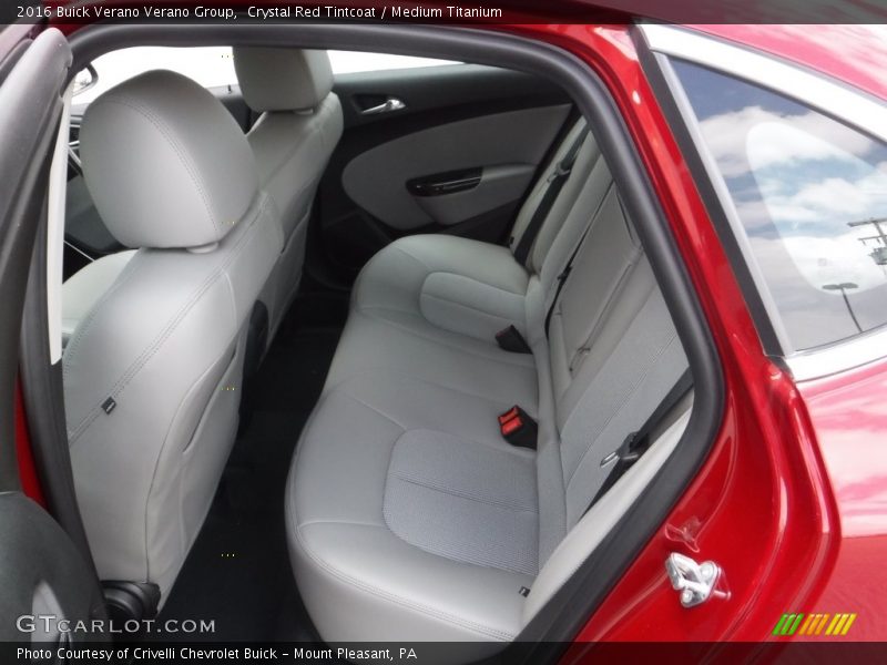 Crystal Red Tintcoat / Medium Titanium 2016 Buick Verano Verano Group