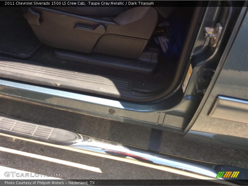 Taupe Gray Metallic / Dark Titanium 2011 Chevrolet Silverado 1500 LS Crew Cab