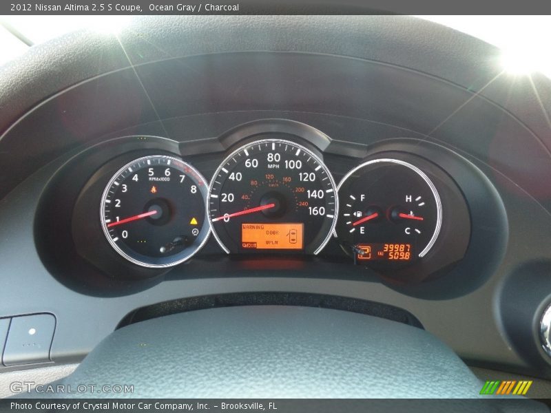 Ocean Gray / Charcoal 2012 Nissan Altima 2.5 S Coupe