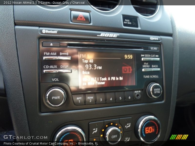 Ocean Gray / Charcoal 2012 Nissan Altima 2.5 S Coupe