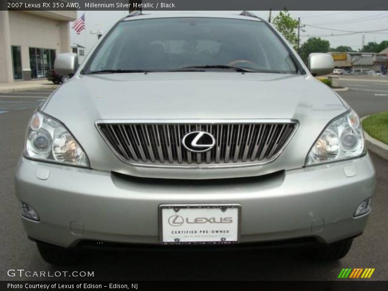 Millennium Silver Metallic / Black 2007 Lexus RX 350 AWD
