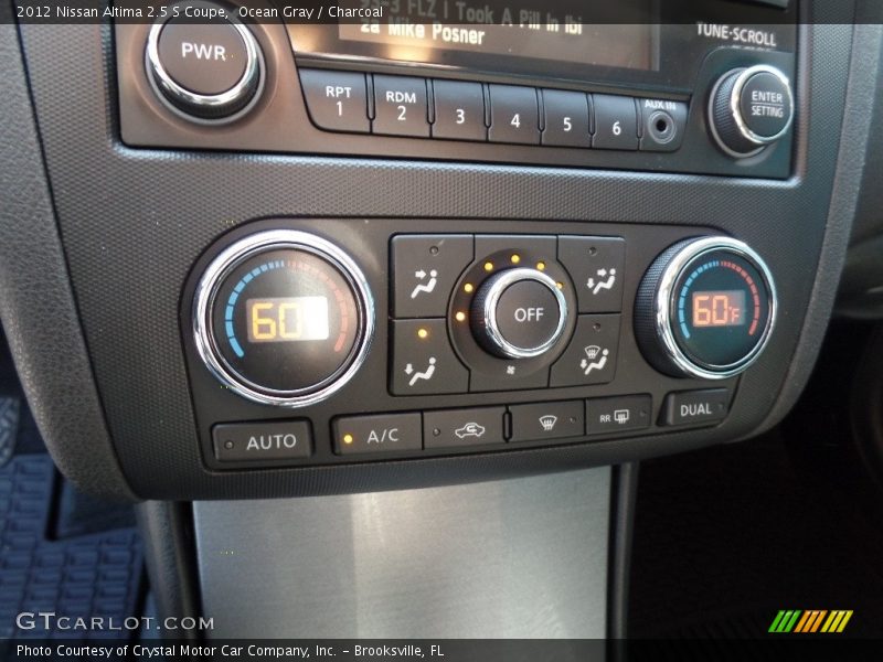 Ocean Gray / Charcoal 2012 Nissan Altima 2.5 S Coupe