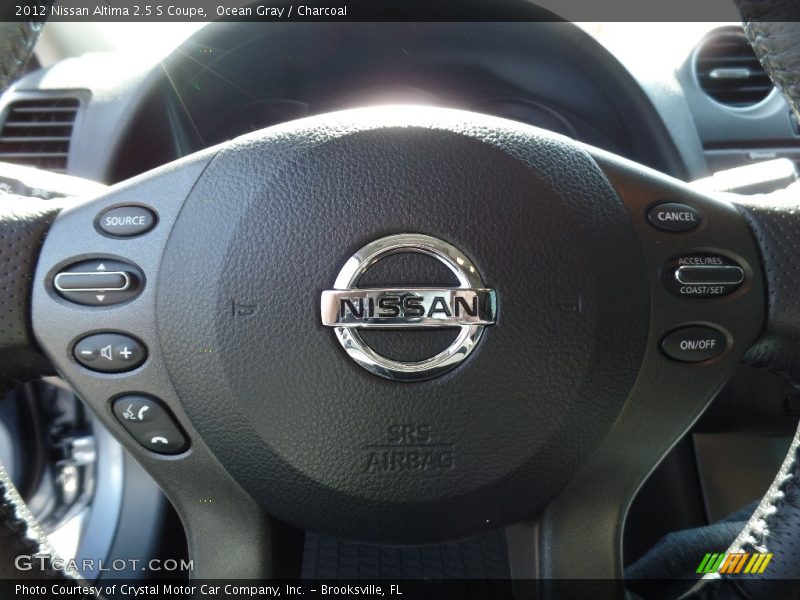 Ocean Gray / Charcoal 2012 Nissan Altima 2.5 S Coupe