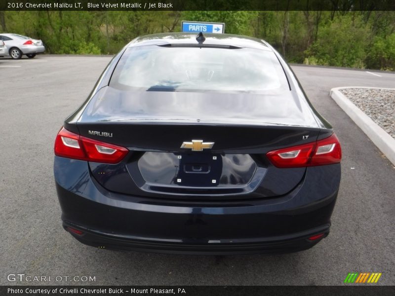 Blue Velvet Metallic / Jet Black 2016 Chevrolet Malibu LT