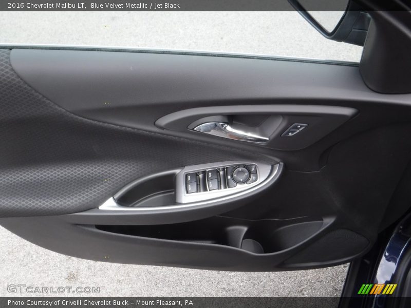 Blue Velvet Metallic / Jet Black 2016 Chevrolet Malibu LT