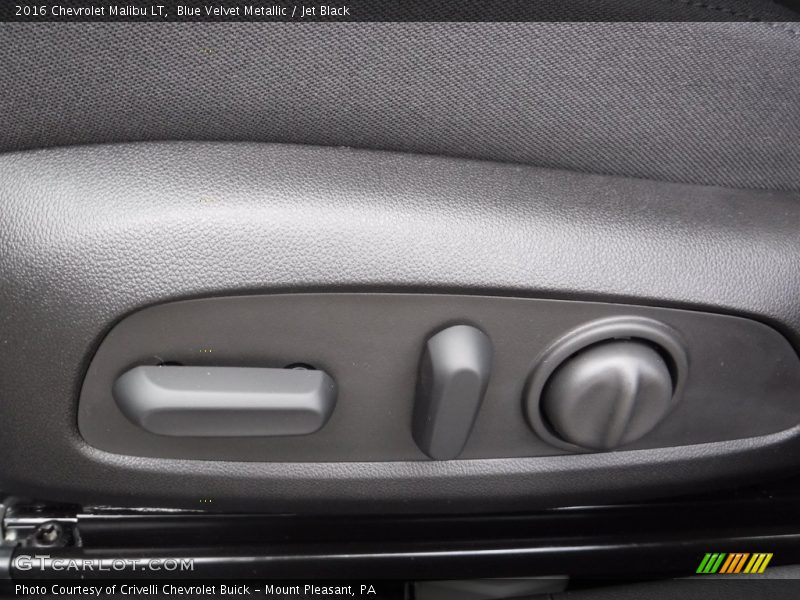 Blue Velvet Metallic / Jet Black 2016 Chevrolet Malibu LT