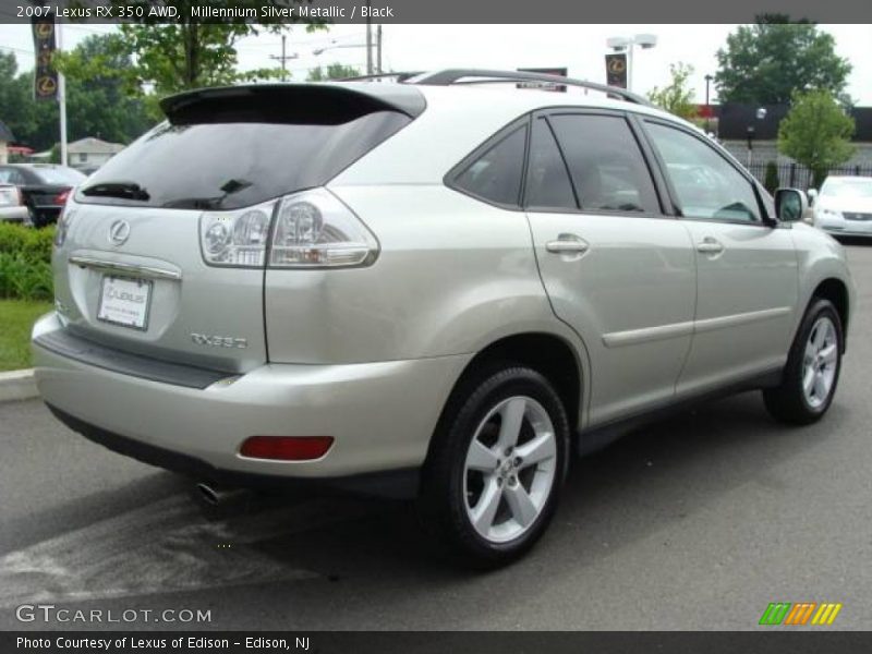 Millennium Silver Metallic / Black 2007 Lexus RX 350 AWD