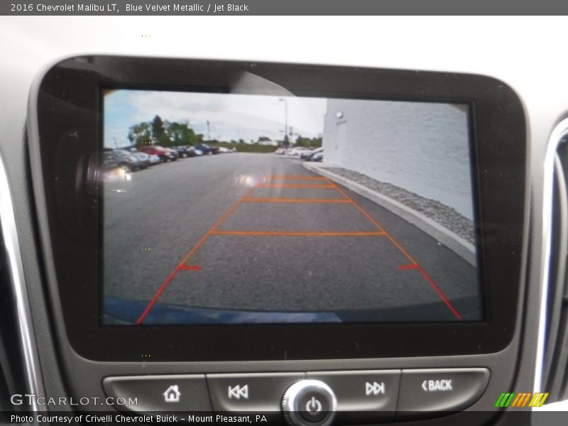 Blue Velvet Metallic / Jet Black 2016 Chevrolet Malibu LT