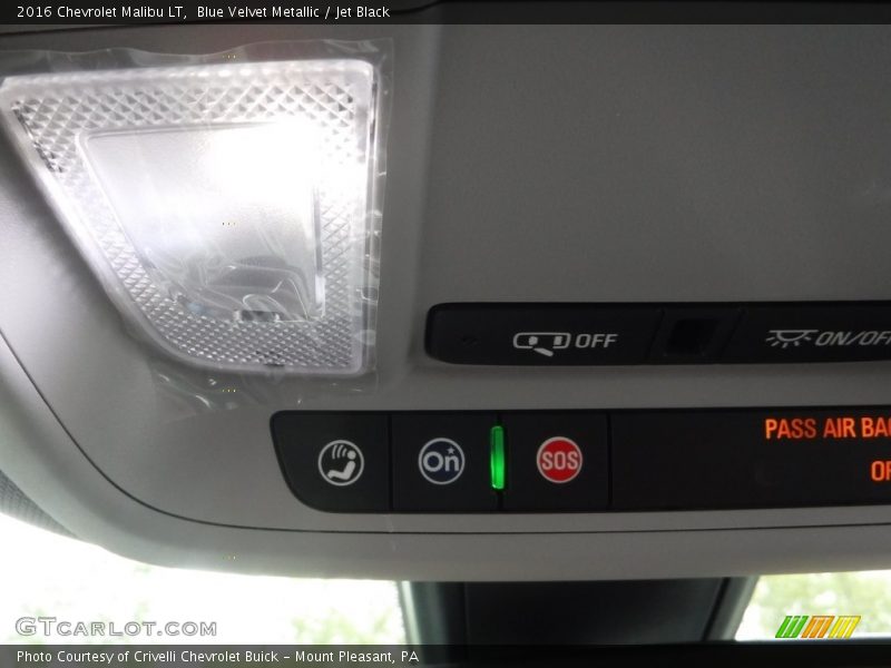 Blue Velvet Metallic / Jet Black 2016 Chevrolet Malibu LT