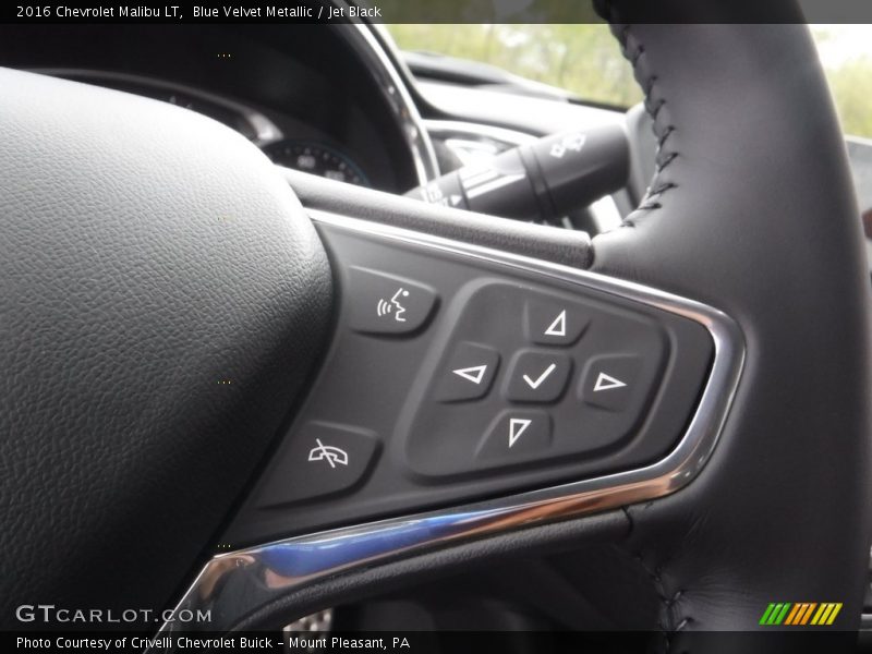Blue Velvet Metallic / Jet Black 2016 Chevrolet Malibu LT
