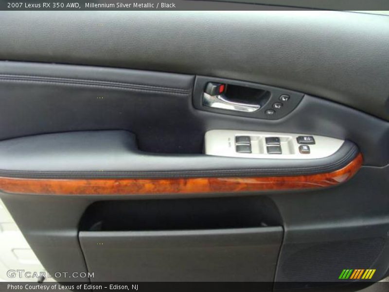 Millennium Silver Metallic / Black 2007 Lexus RX 350 AWD