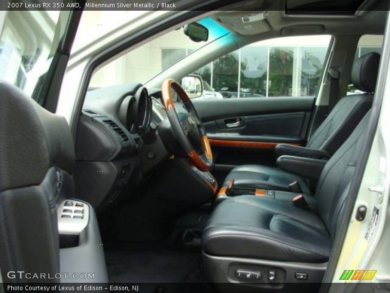 Millennium Silver Metallic / Black 2007 Lexus RX 350 AWD