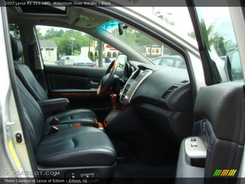 Millennium Silver Metallic / Black 2007 Lexus RX 350 AWD