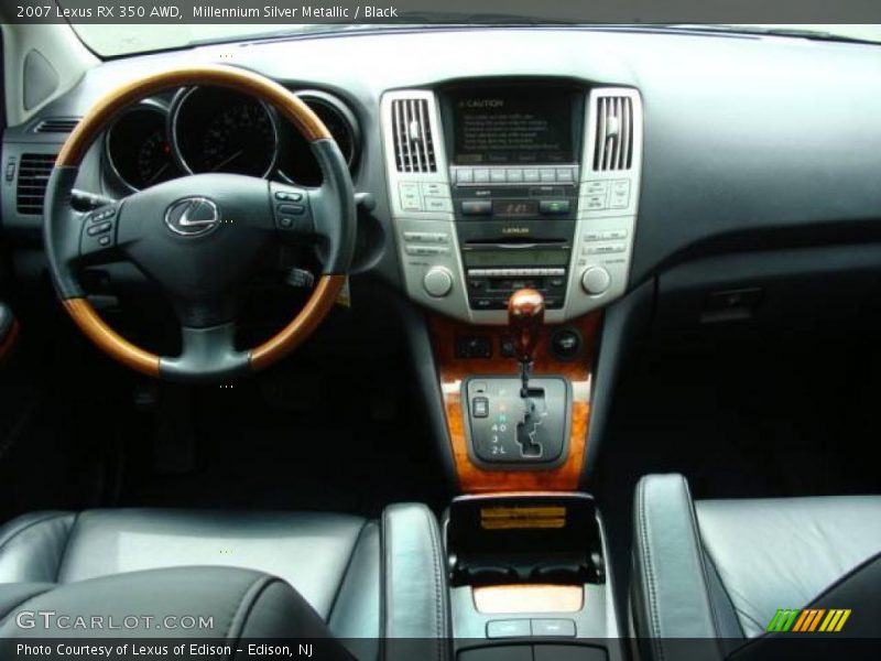 Millennium Silver Metallic / Black 2007 Lexus RX 350 AWD
