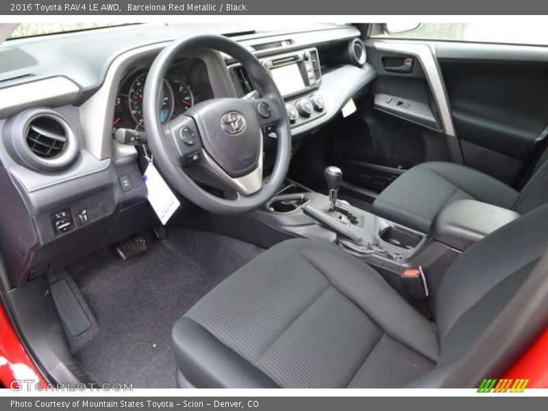 Barcelona Red Metallic / Black 2016 Toyota RAV4 LE AWD