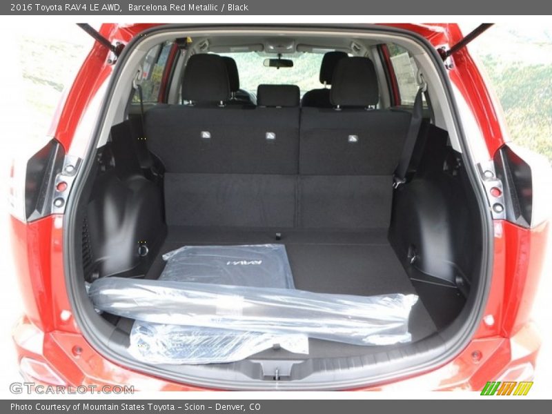Barcelona Red Metallic / Black 2016 Toyota RAV4 LE AWD