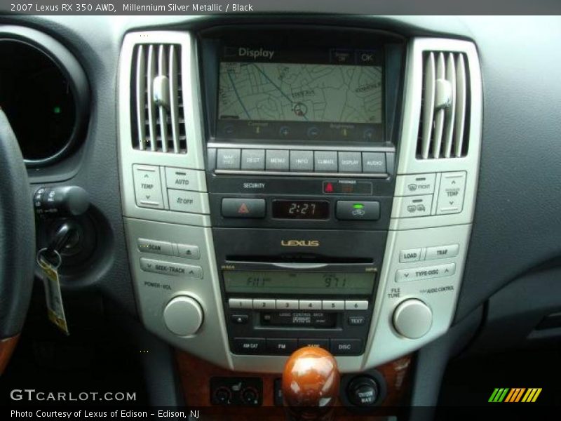 Millennium Silver Metallic / Black 2007 Lexus RX 350 AWD