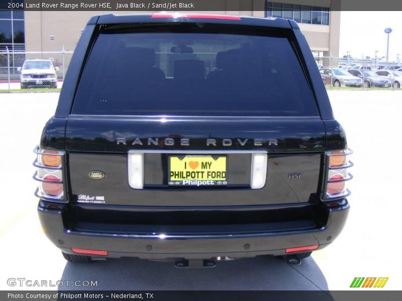 Java Black / Sand/Jet Black 2004 Land Rover Range Rover HSE