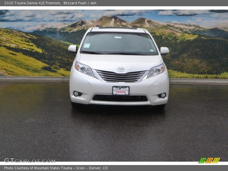 Blizzard Pearl / Ash 2016 Toyota Sienna XLE Premium