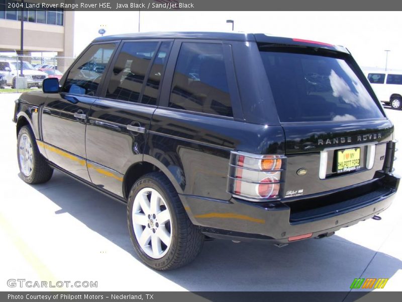 Java Black / Sand/Jet Black 2004 Land Rover Range Rover HSE