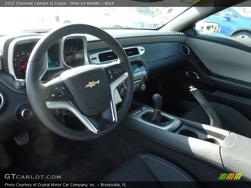 Silver Ice Metallic / Black 2013 Chevrolet Camaro LS Coupe