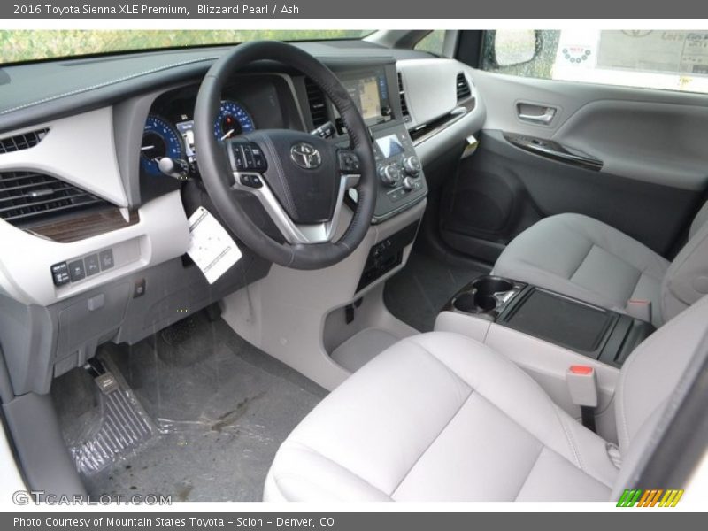 Blizzard Pearl / Ash 2016 Toyota Sienna XLE Premium