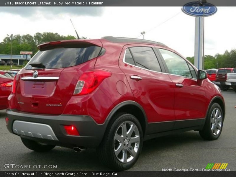 Ruby Red Metallic / Titanium 2013 Buick Encore Leather